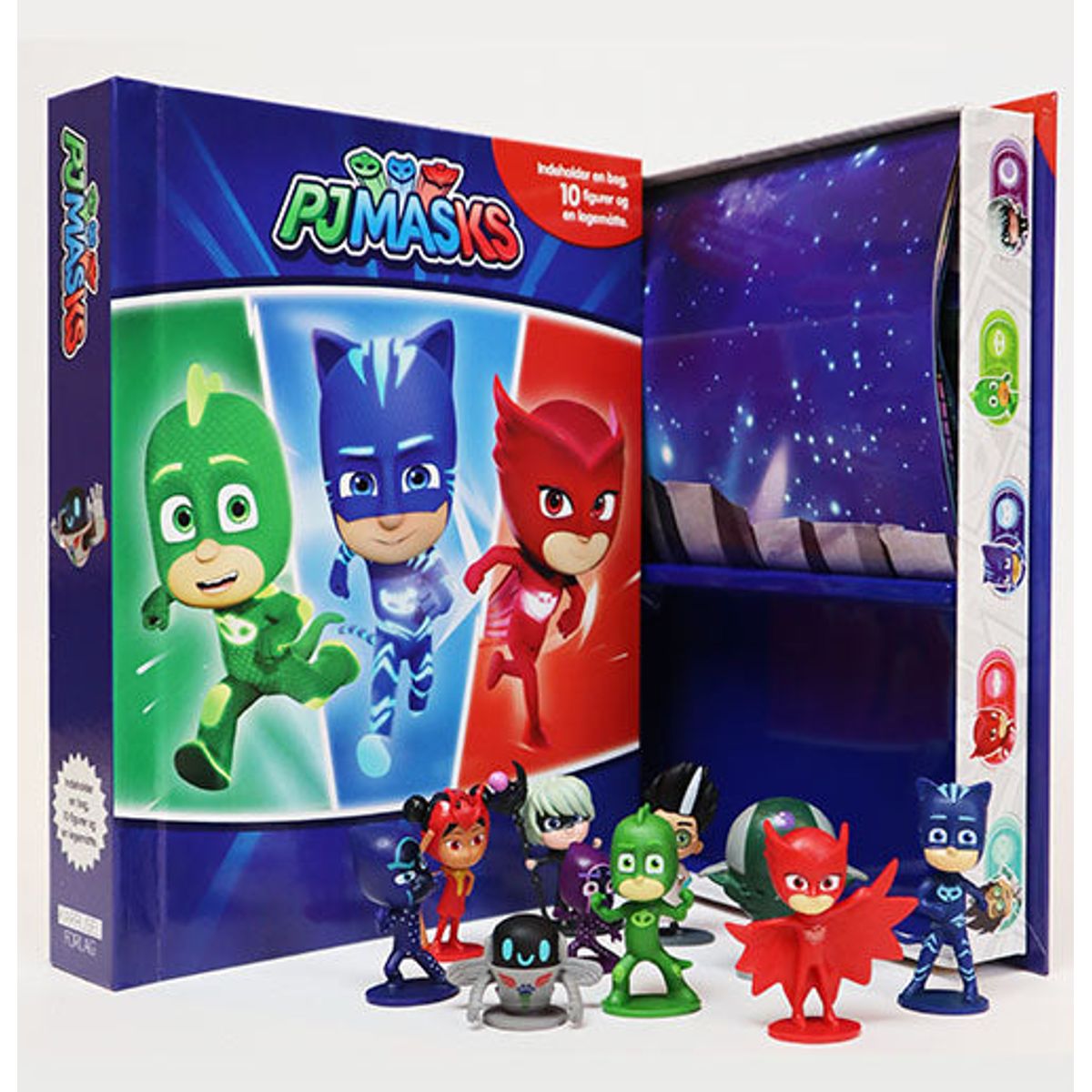 PJ Masks - Busy Book (m. bog, 10 figurer og legemåtte)