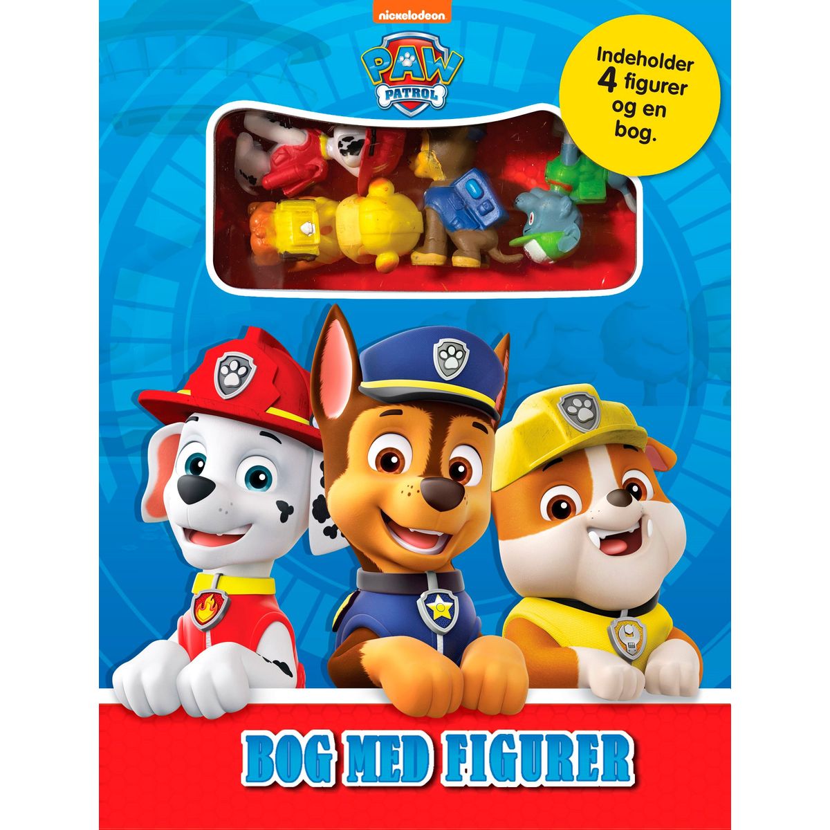 Paw Patrol - Bog med figurer