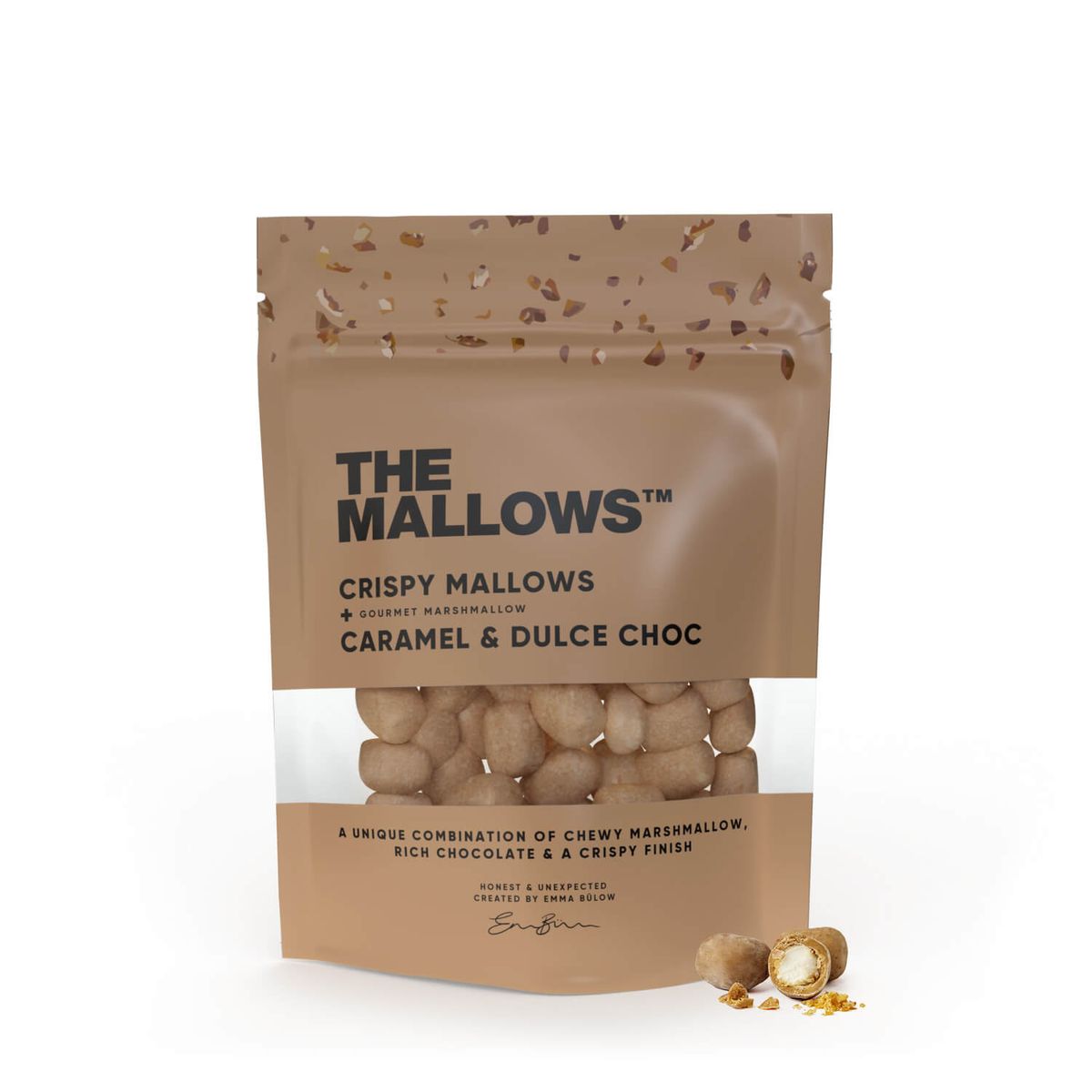 Crispy Mallows - Skumfiduser med cookie og mælke chokolade 90g