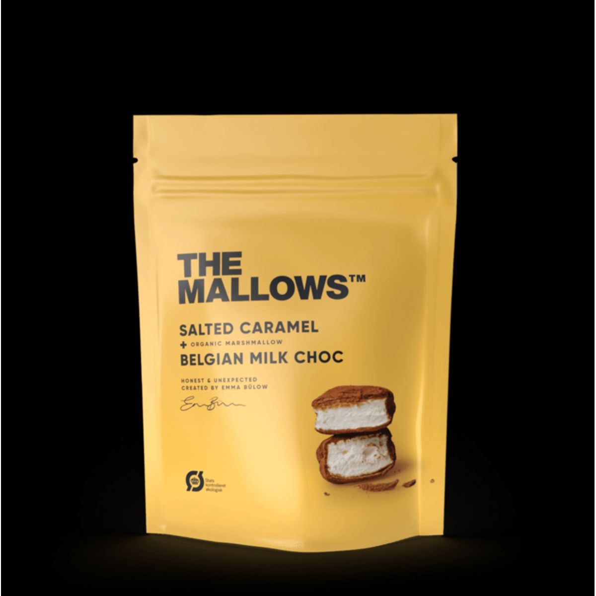 The Mallows - Salted Caramel - skumfiduser med mælkechokolade og karamel 90G