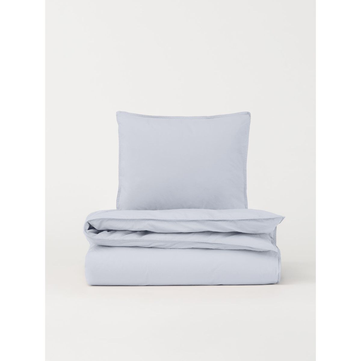 DAWN Percale sengetøj - Arctic Blue - 140x220 cm - 100% økologisk bomuld - Lyseblåt