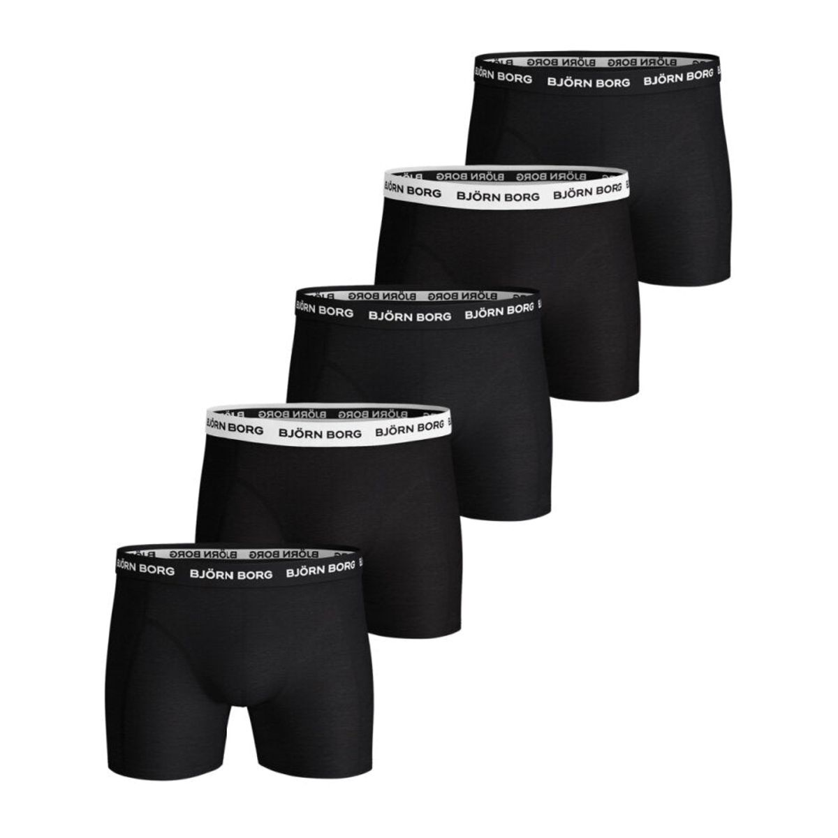 Björn Borg 5-pak boxershorts Sort - WeDoBetter.dk