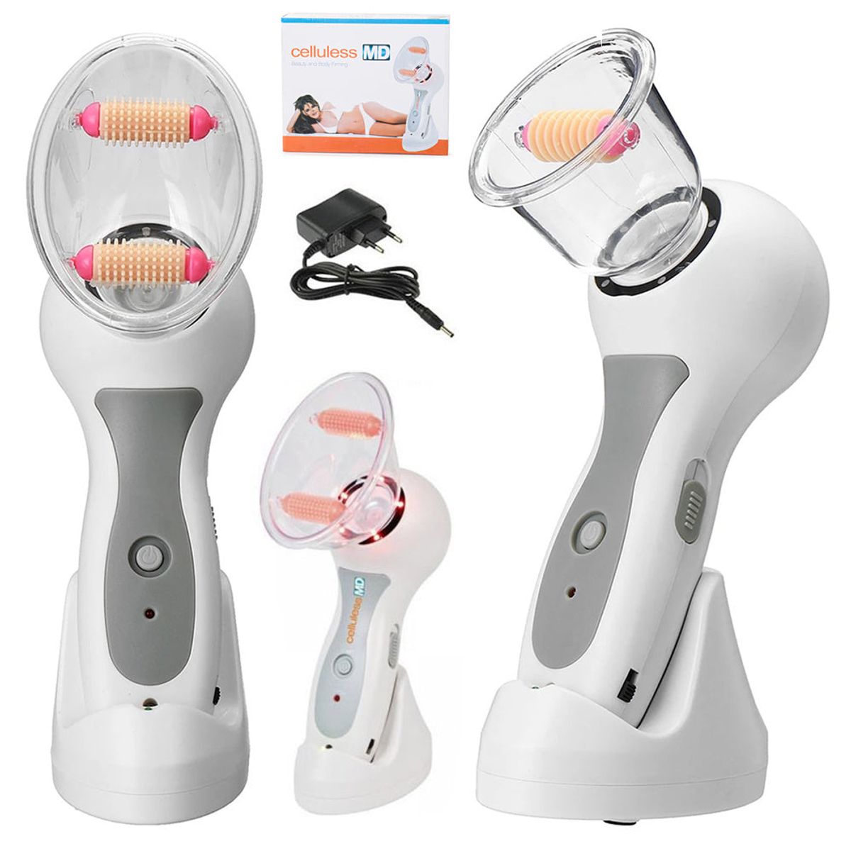 Anti-Cellulite Vakuum Massager med LED Celluless MD til Kroppen - WeDoBetter.dk