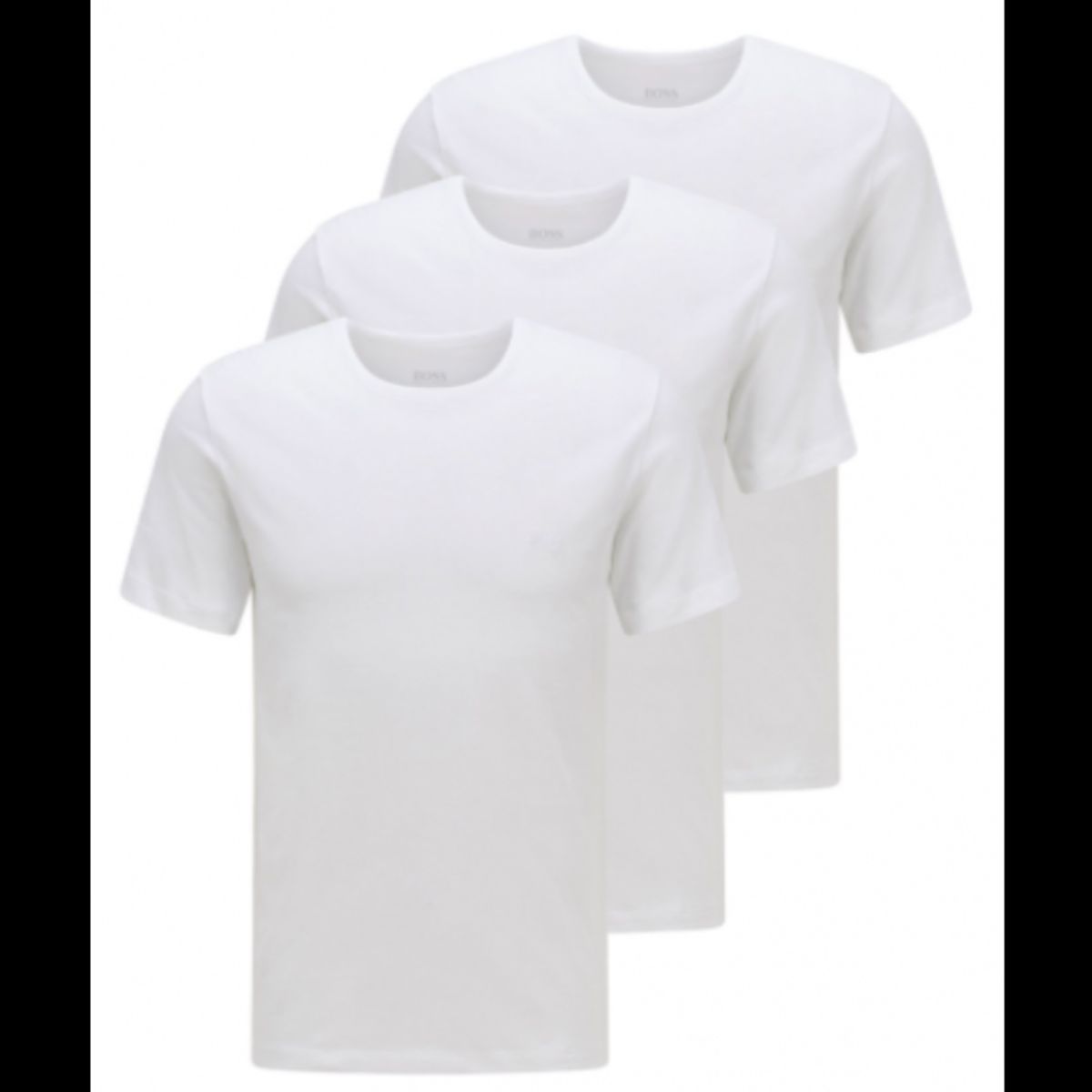 Hugo Boss T-shirts 3 stk. pakke Hvid med rund hals - WeDoBetter.dk