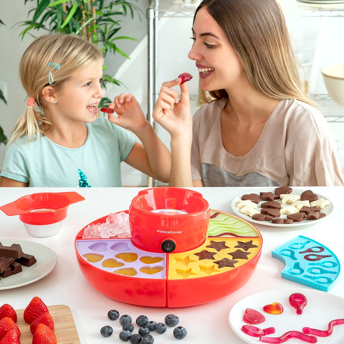 2-i-1-Jelly Bean og Chokolade Fondue Machine Yupot InnovaGoods - WeDoBetter.dk