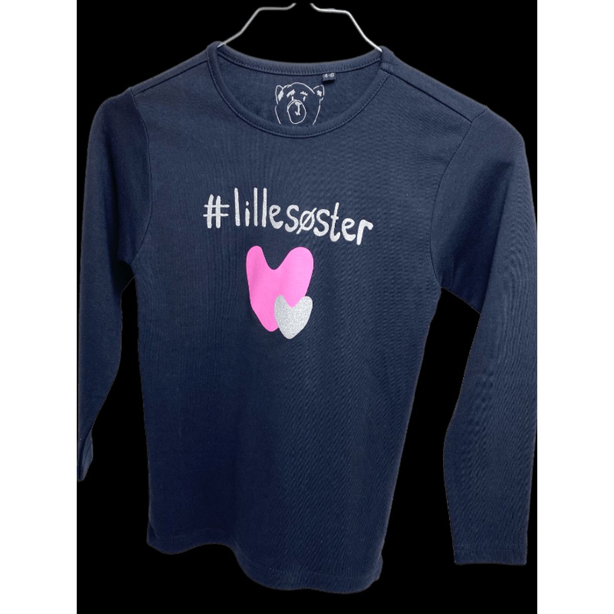 #Lillesøster T-Shirt L/S, Dark Navy - Legekammeraten.dk