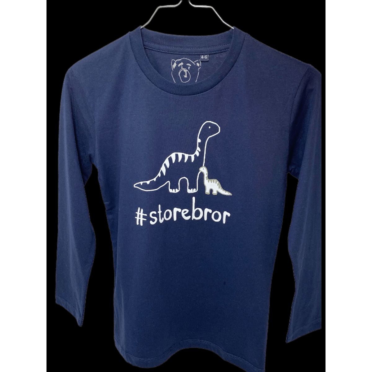 #Storebror T-Shirt L/S, Blue Navy - Storebror T-Shirt - Legekammeraten.dk