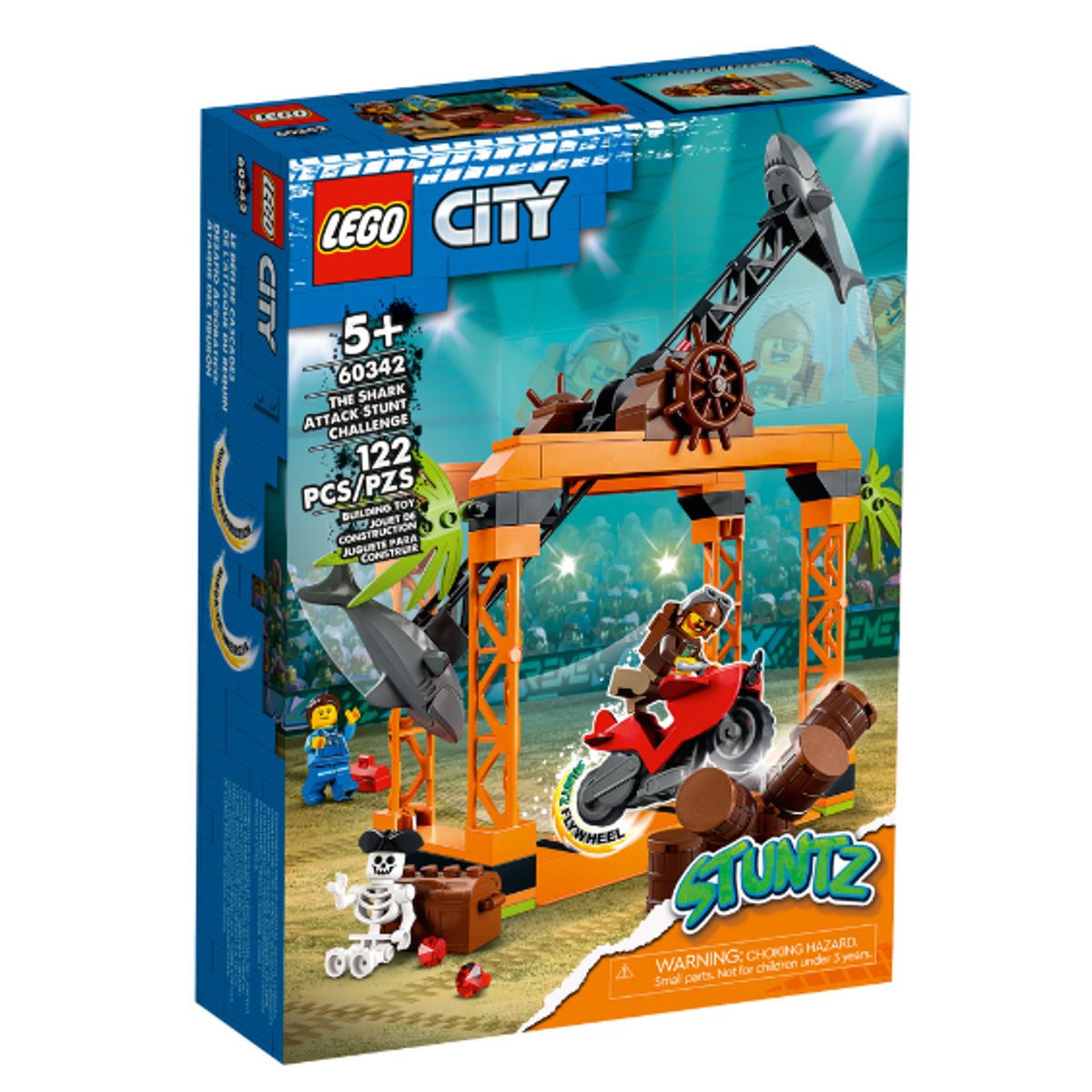 LEGO City Stuntudfordring Med Hajangreb - Lego City - Legekammeraten.dk