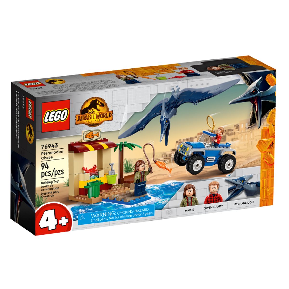 LEGO Jurassic World Pteranodon-Jagt - Lego - Legekammeraten.dk