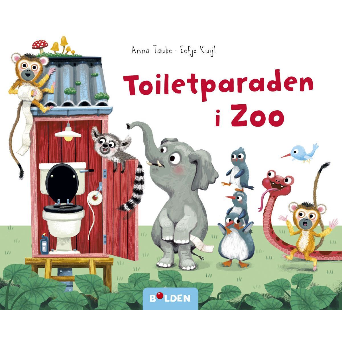 Børnebog, Toiletparaden I Zoo - Børnebog - Legekammeraten.dk