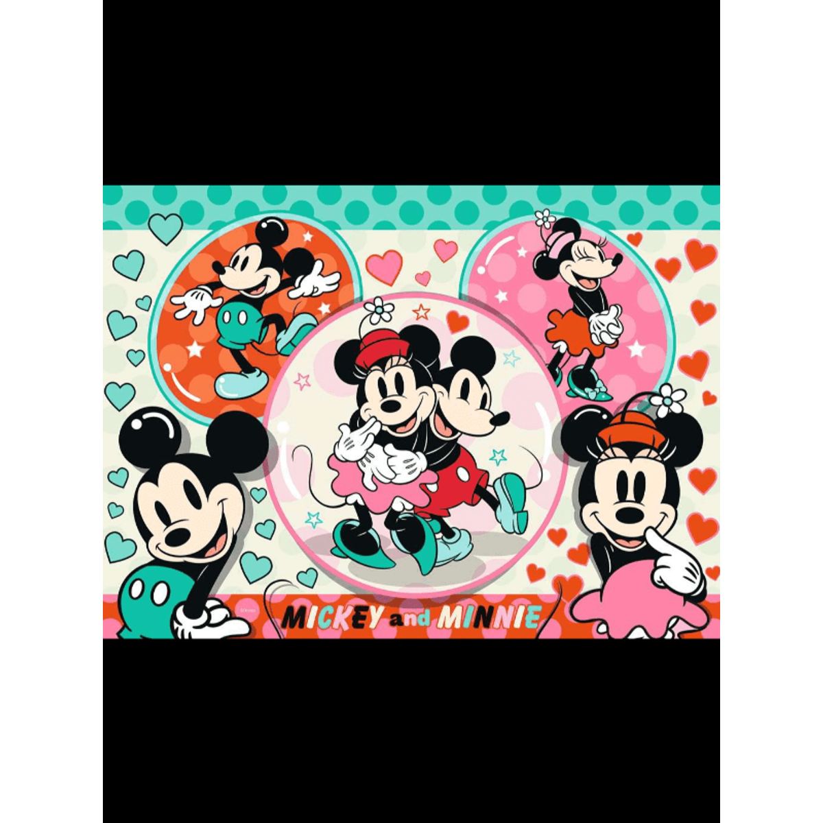 Puslespil, Disney The Dream Couple Mickey & Minnie 150 Brikker - Legekammeraten.dk