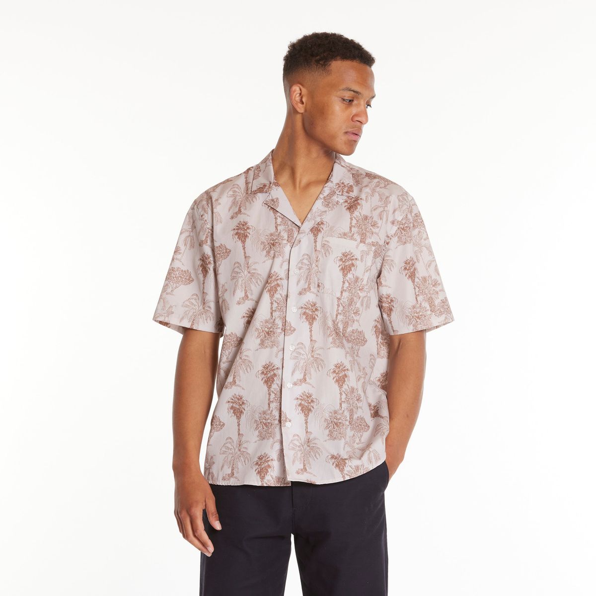 Elmer Palm SS Shirt - M