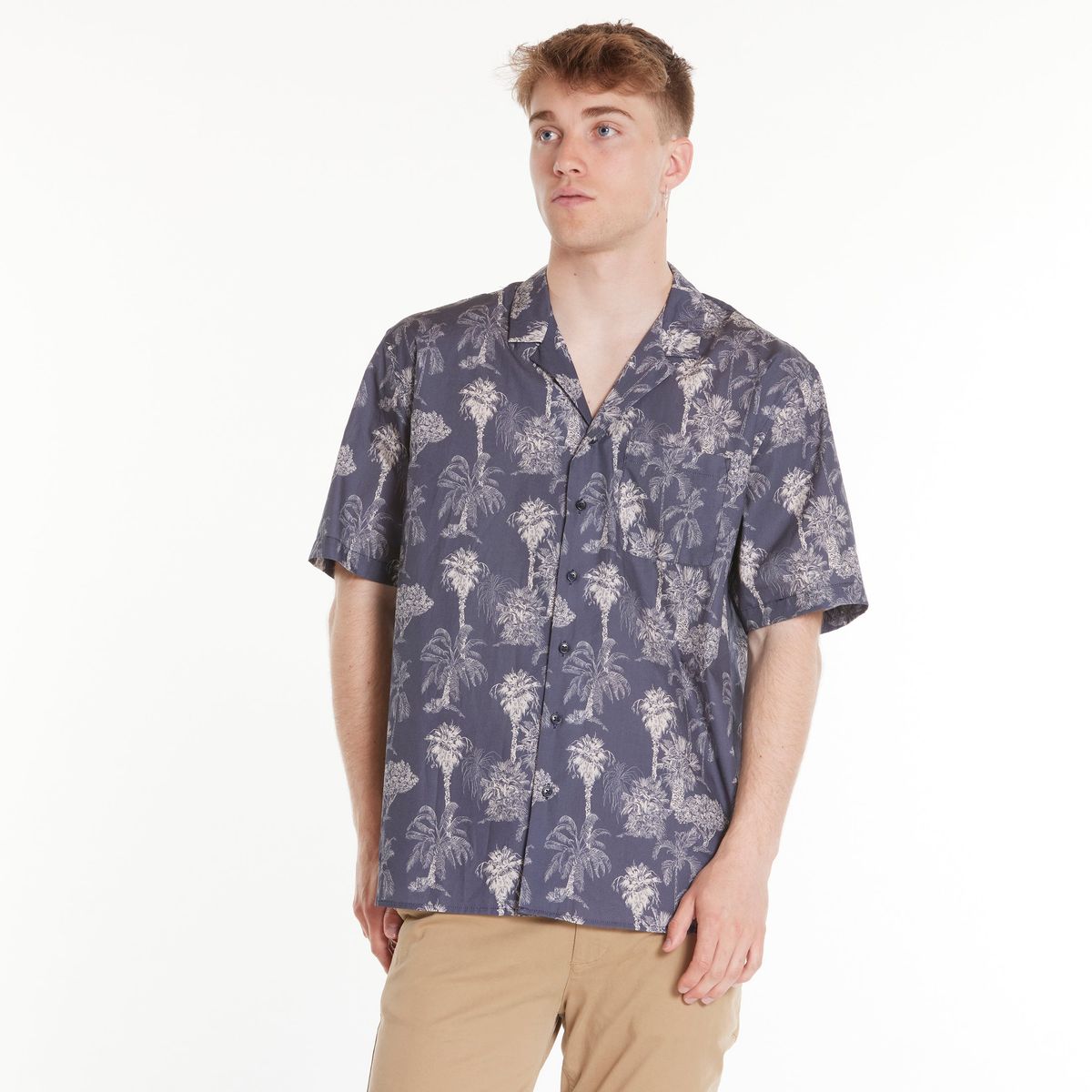 Elmer Palm SS Shirt - S