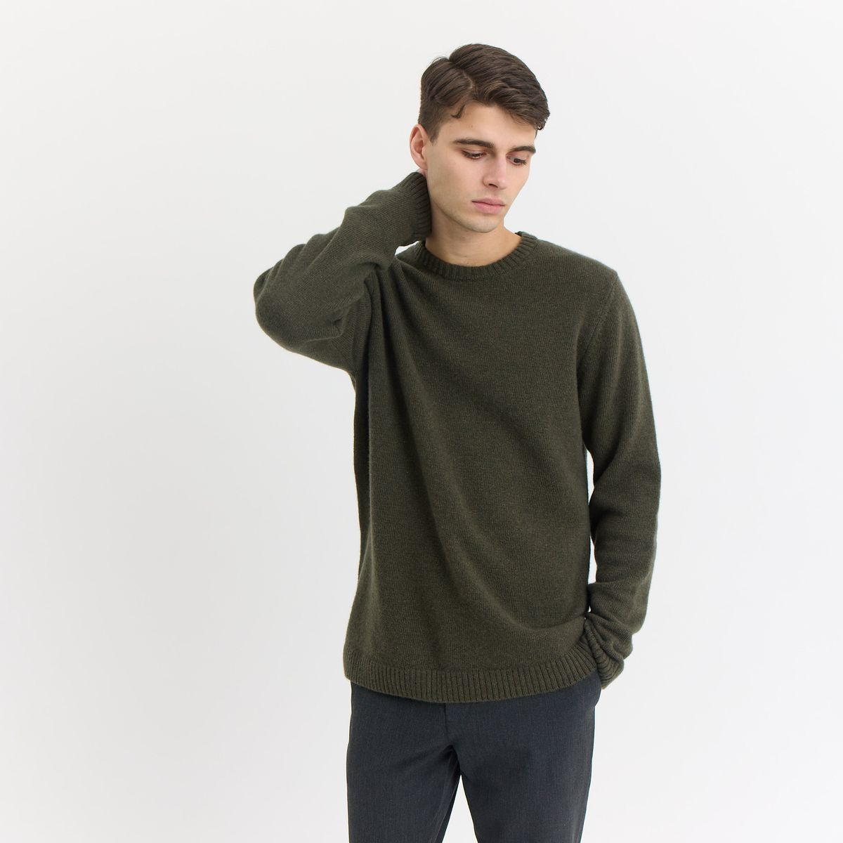 Franz O-neck Wool Knit - XXL