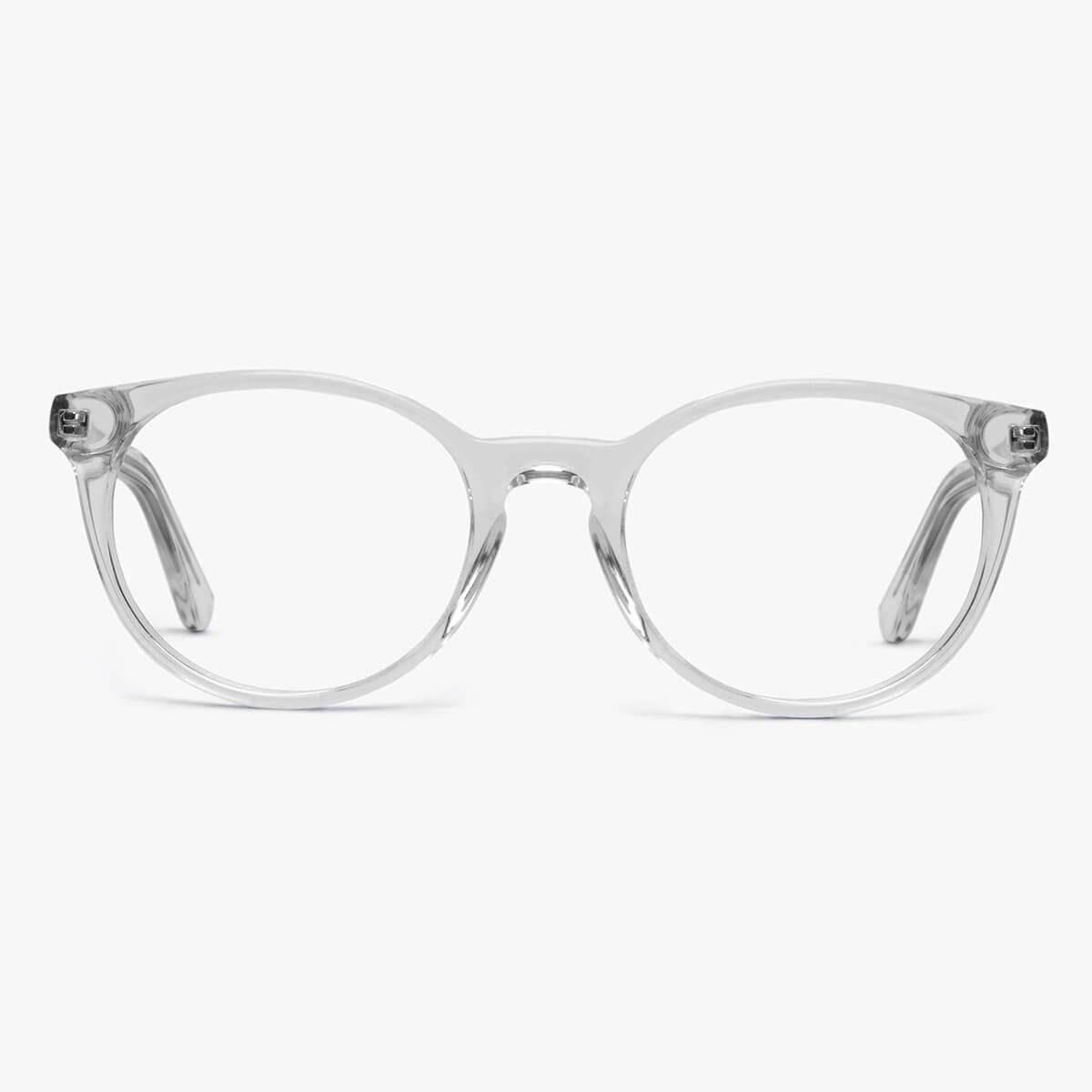 Blue light briller +0 -Men's Ãrebro Crystal White - Luxreaders