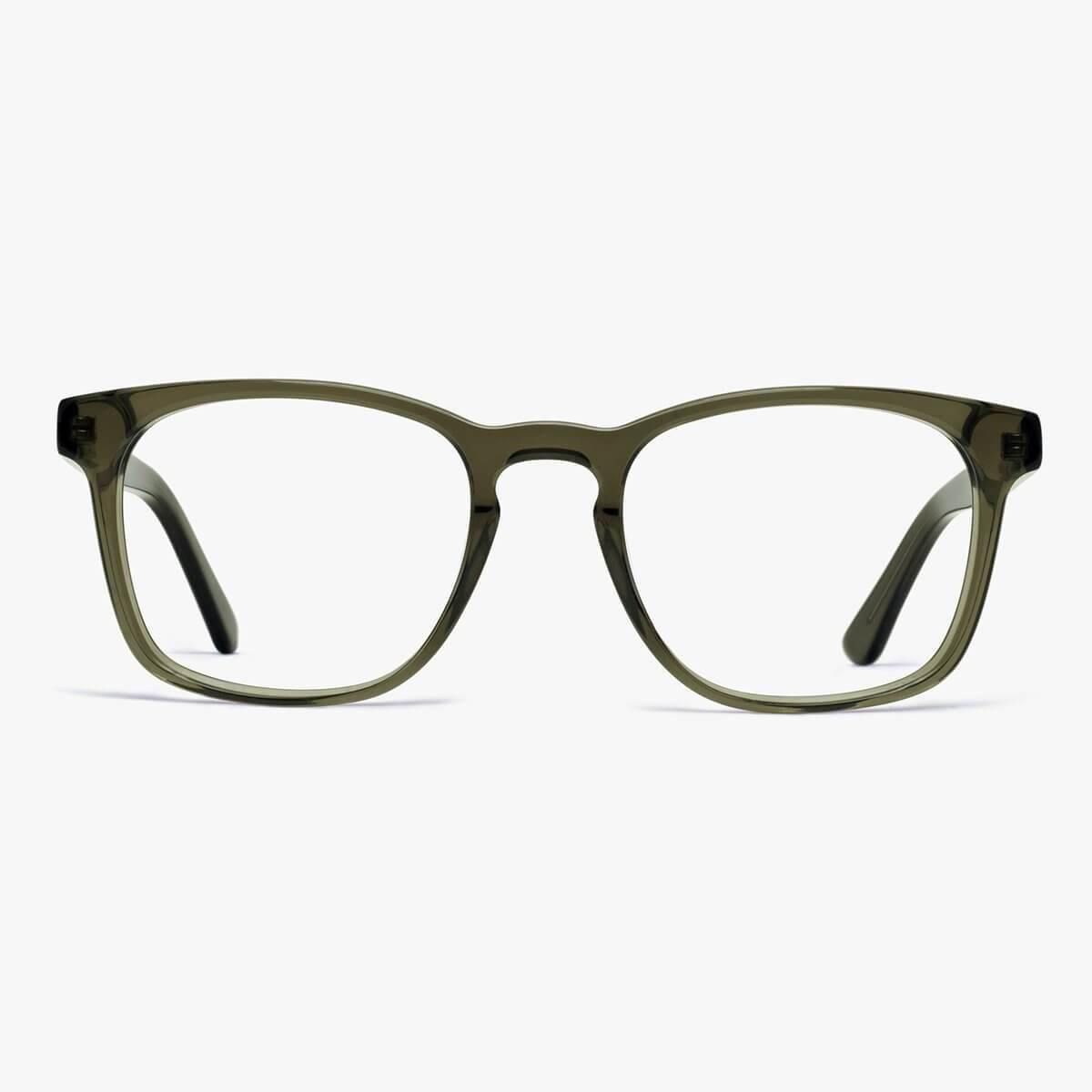 Blue light briller +2.5 -Women's Bornholm Shiny Olive - Luxreaders