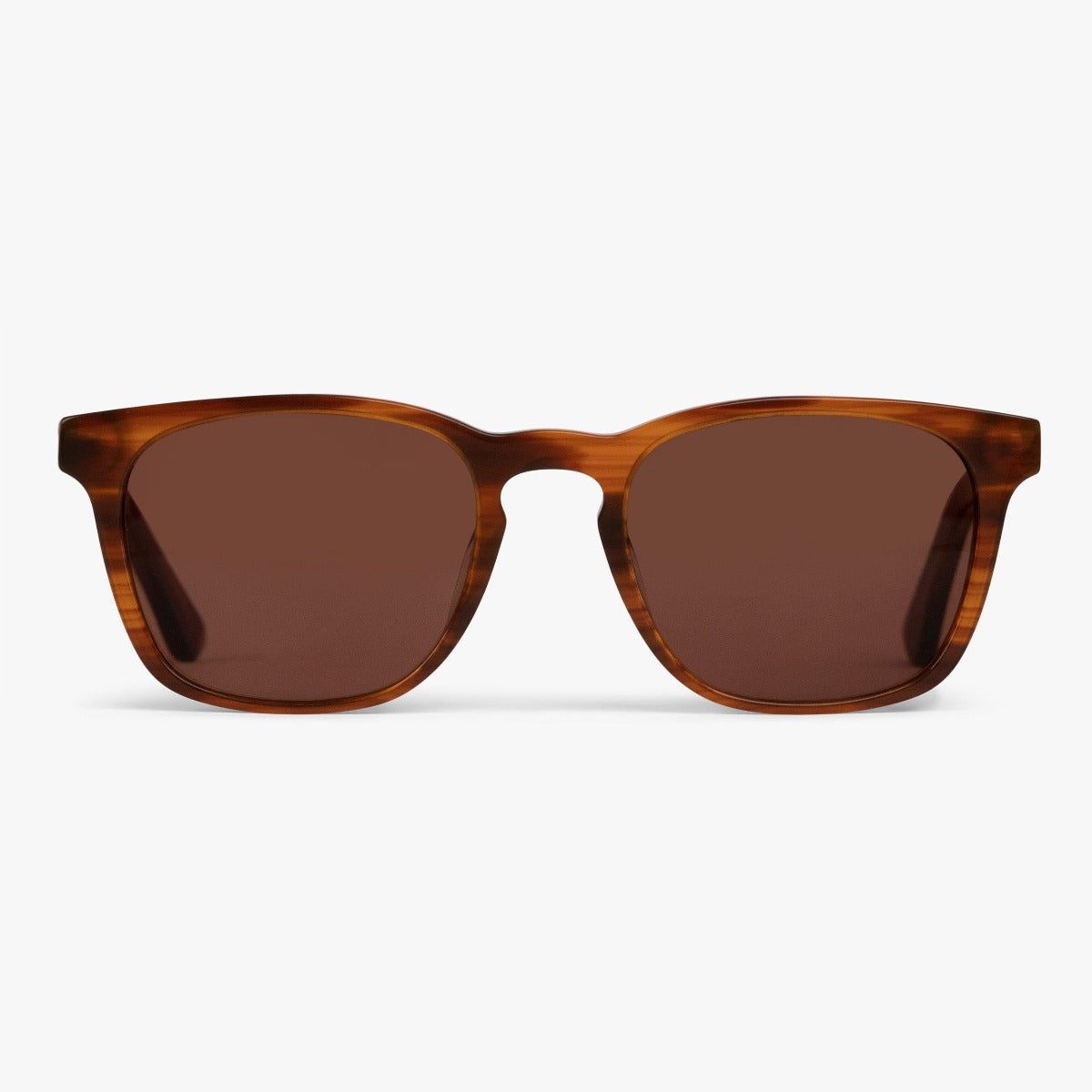 Solbriller +1.5 -Women's Bornholm Shiny Walnut - Luxreaders