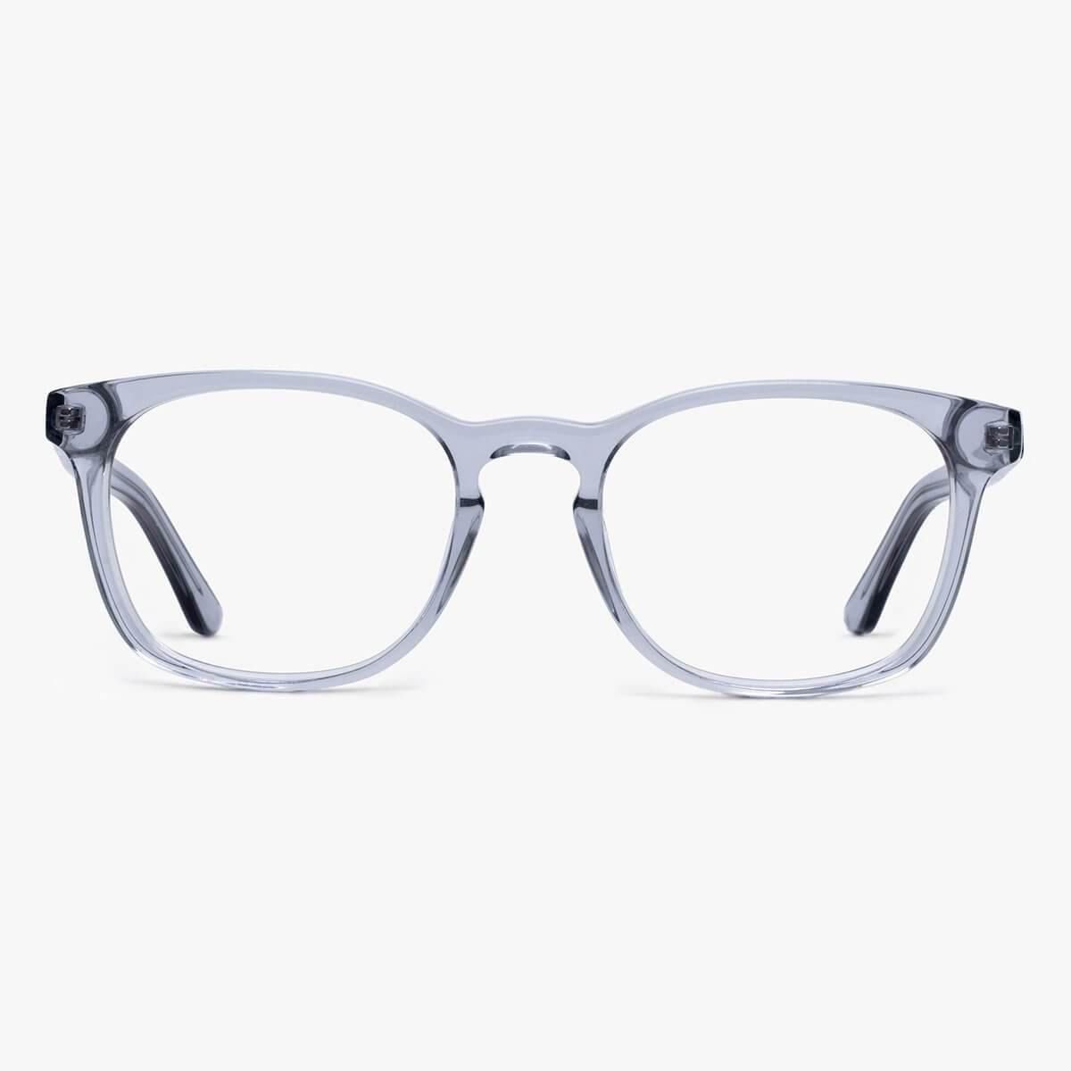 Blue light briller +0 -Men's Bornholm Crystal Grey - Luxreaders