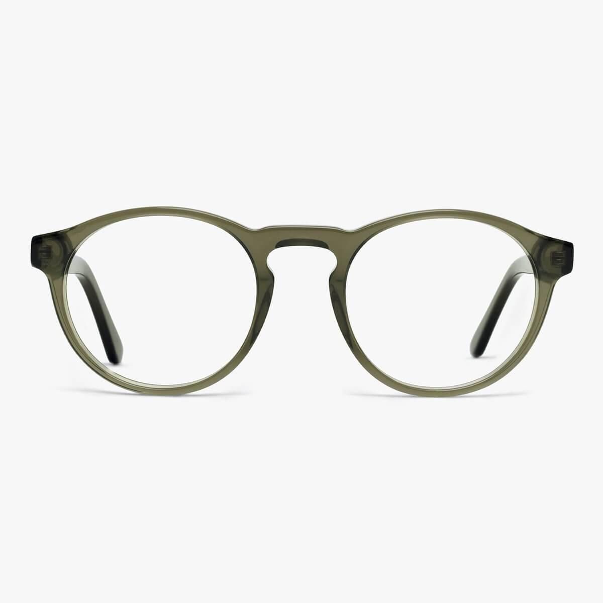 Læsebriller +3 -Men's Trondheim Shiny Olive - Luxreaders