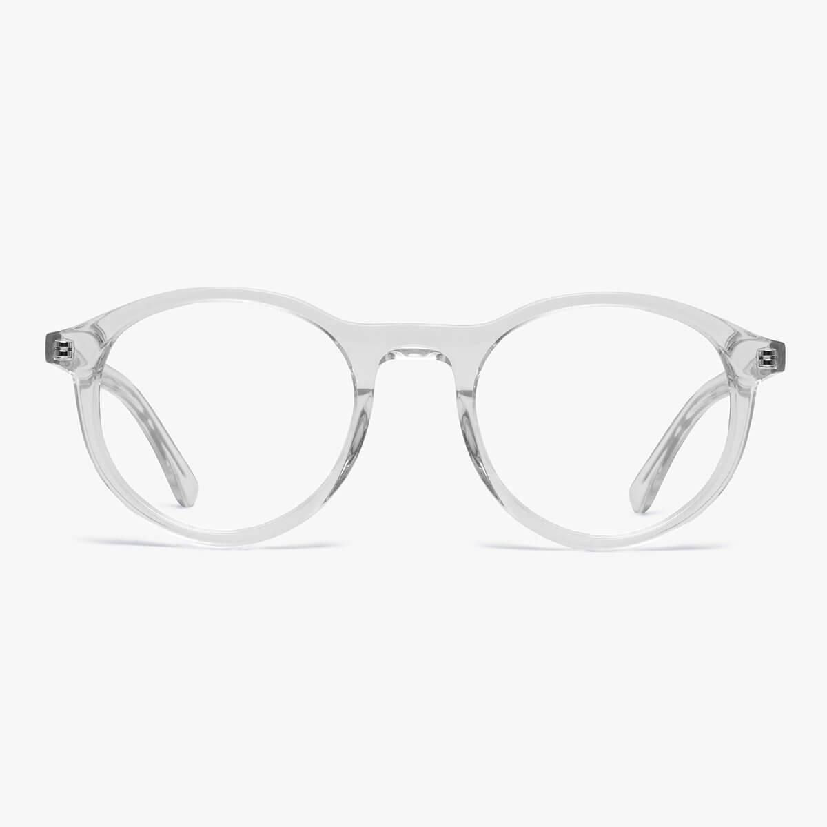 Læsebriller +1 -Women's Løkken Crystal White - Luxreaders