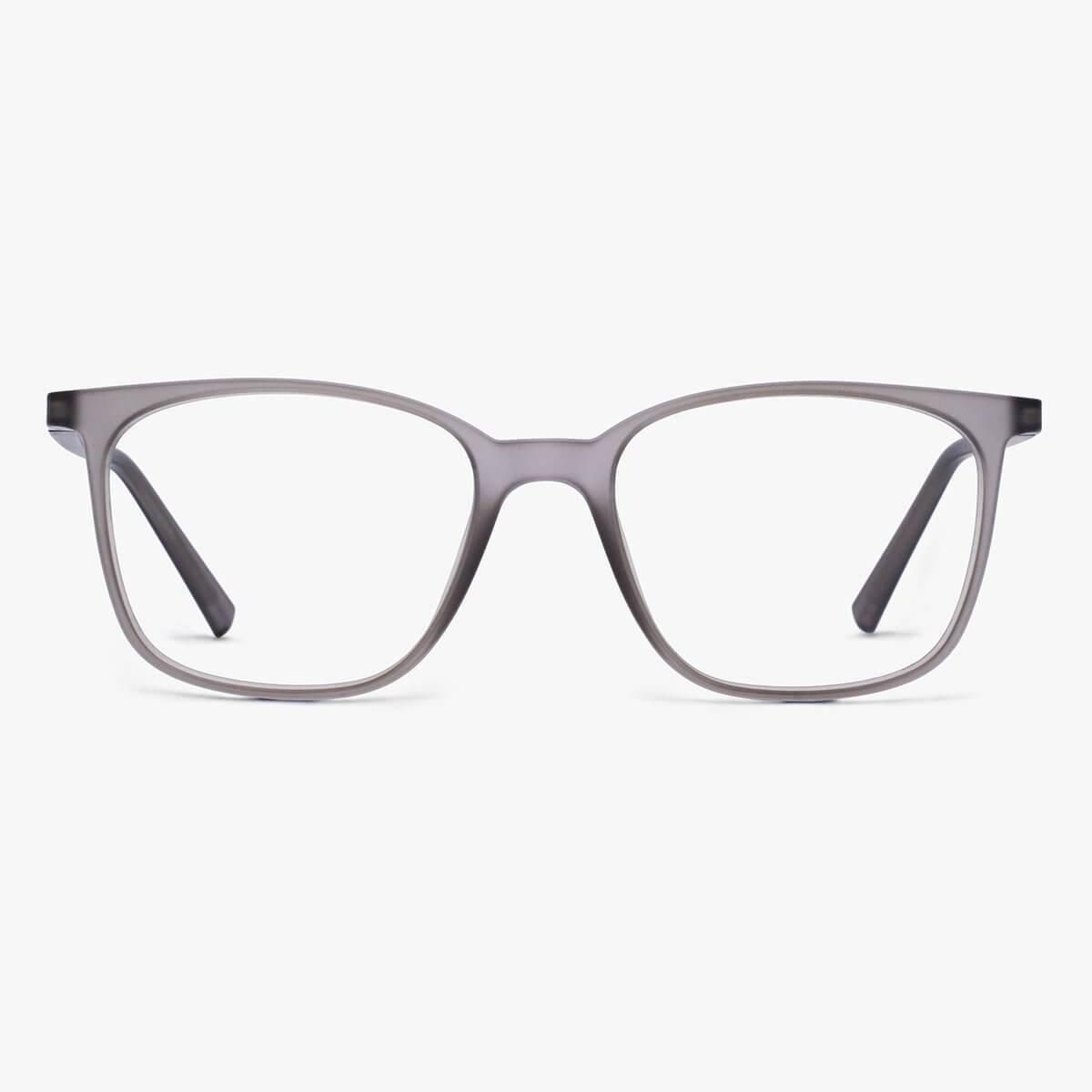 Blue light briller +3.5 -Men's Fyn Grey - Luxreaders