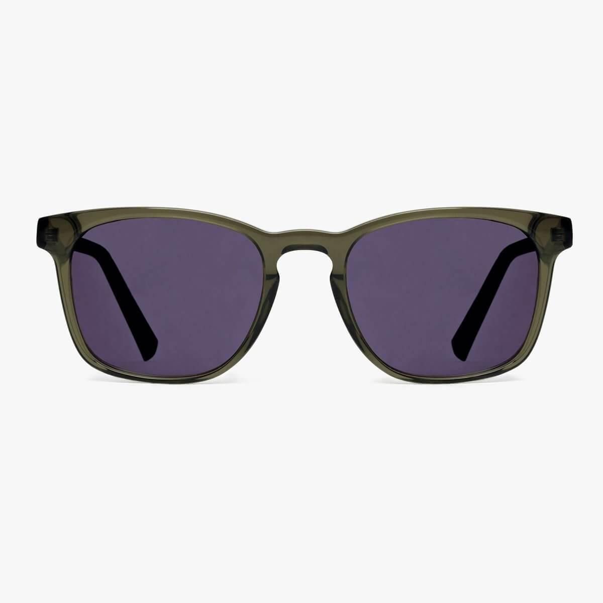 Solbriller +1 -Women's Bornholm Shiny Olive - Luxreaders