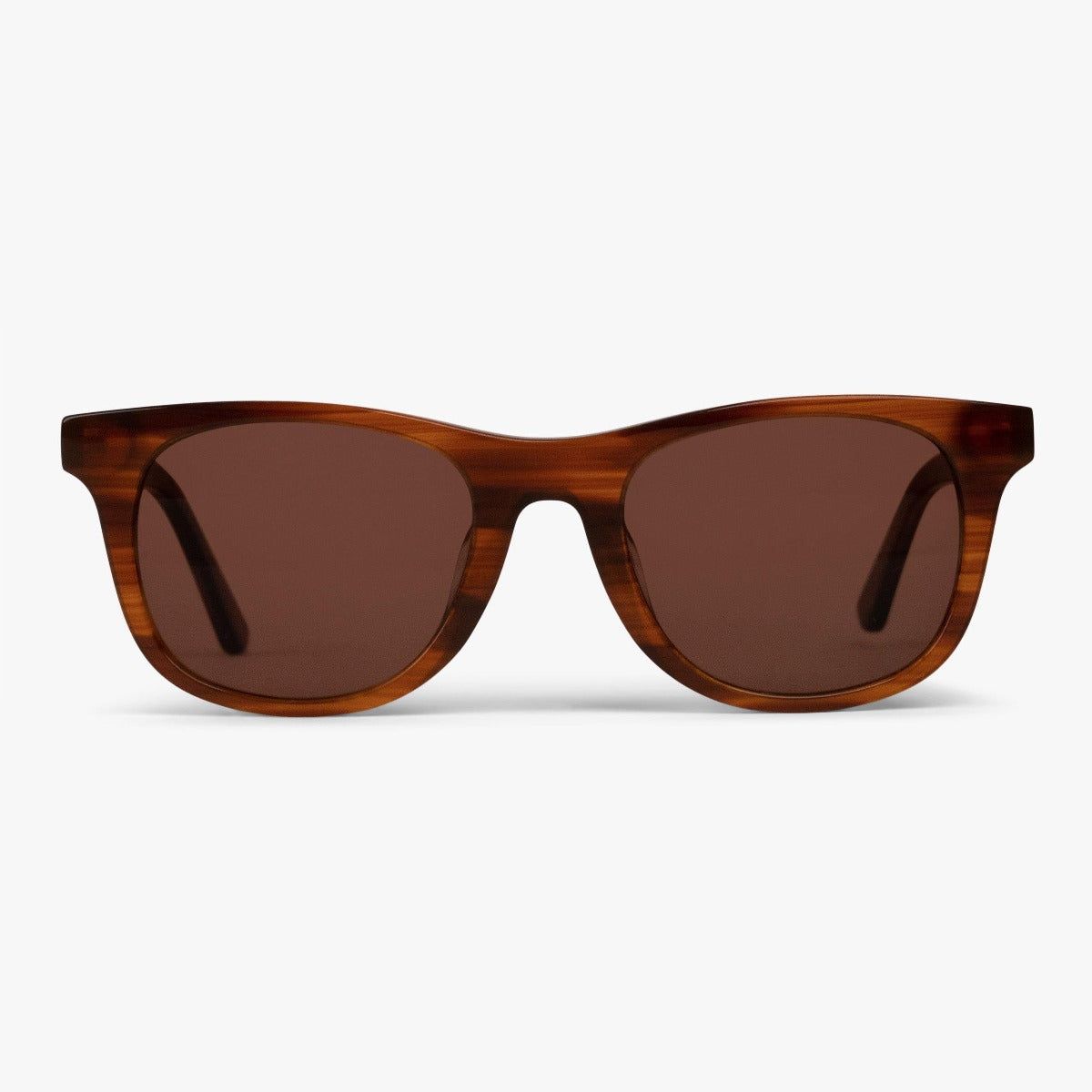 Solbriller +1.5 -Women's Malmö Shiny Walnut - Luxreaders