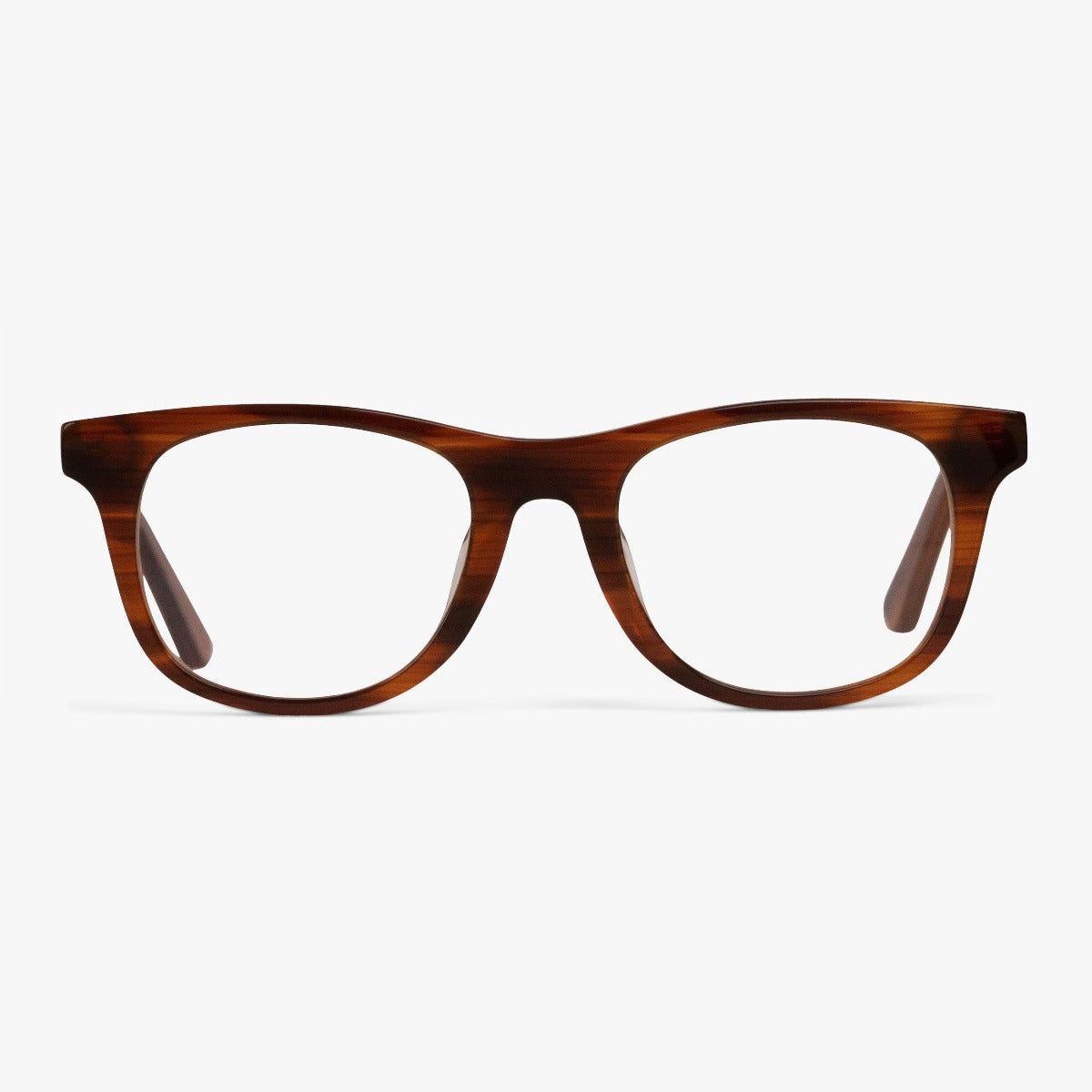 Blue light briller +1.5 -Men's Malmö Shiny Walnut - Luxreaders