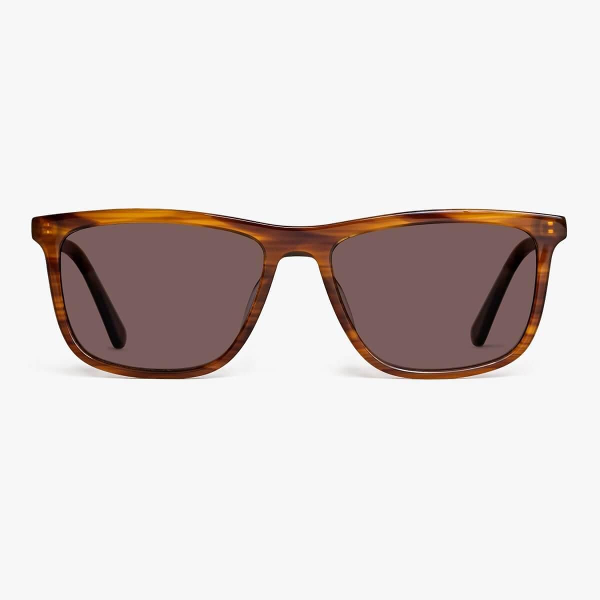 Solbriller +0 -Women's Oslo Shiny Walnut - Luxreaders