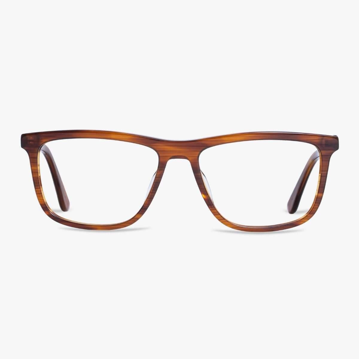 Læsebriller +3.5 -Men's Oslo Shiny Walnut - Luxreaders