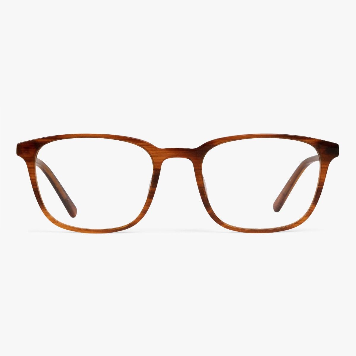 Læsebriller +2 -Men's Ebeltoft Shiny Walnut - Luxreaders