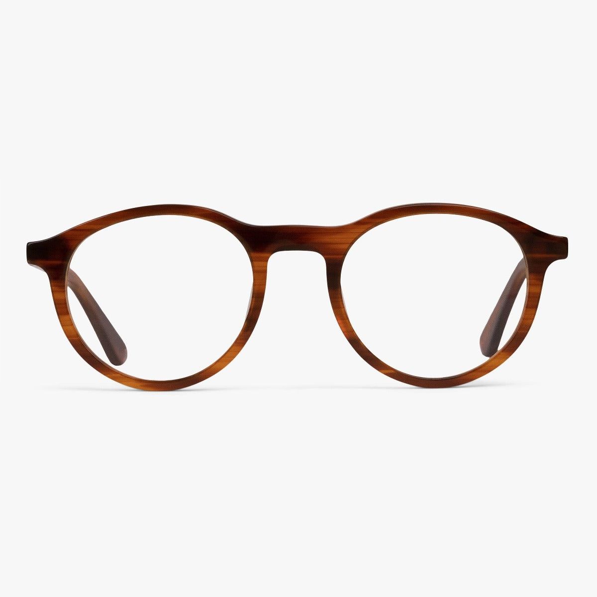 Læsebriller +3.5 -Women's Løkken Shiny Walnut - Luxreaders