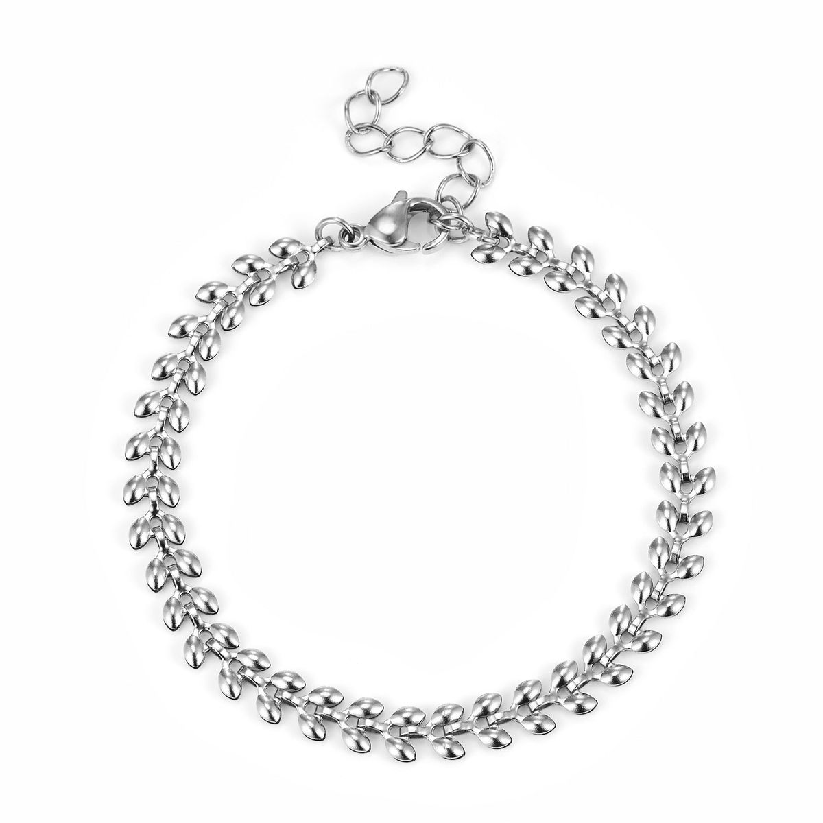 Baía Jewellery - Faia armbånd, 16-19 cm Rustfrit stål