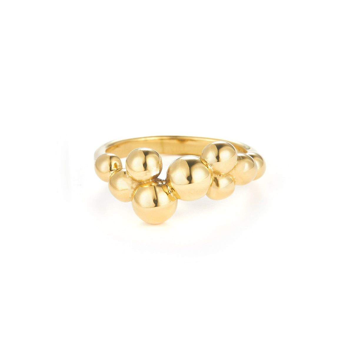 Baía Jewellery x Natasja Vind - Calvin ring, Small Rustfrit stål PVD guldbelægning