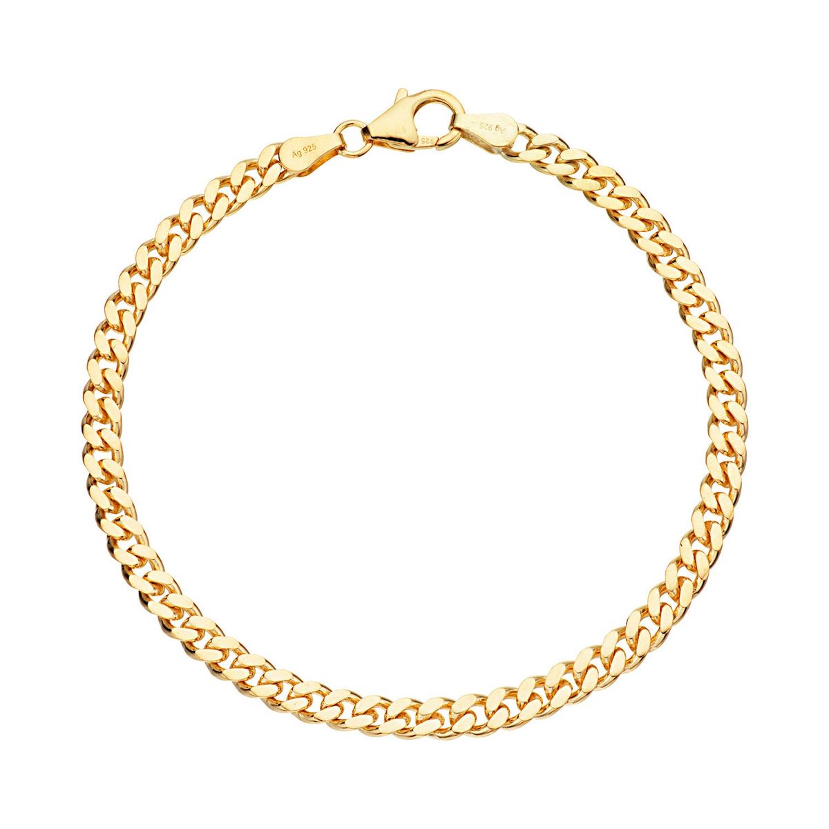 BNH - Panser Facet armbånd, 1,15mm 14 kt. guld