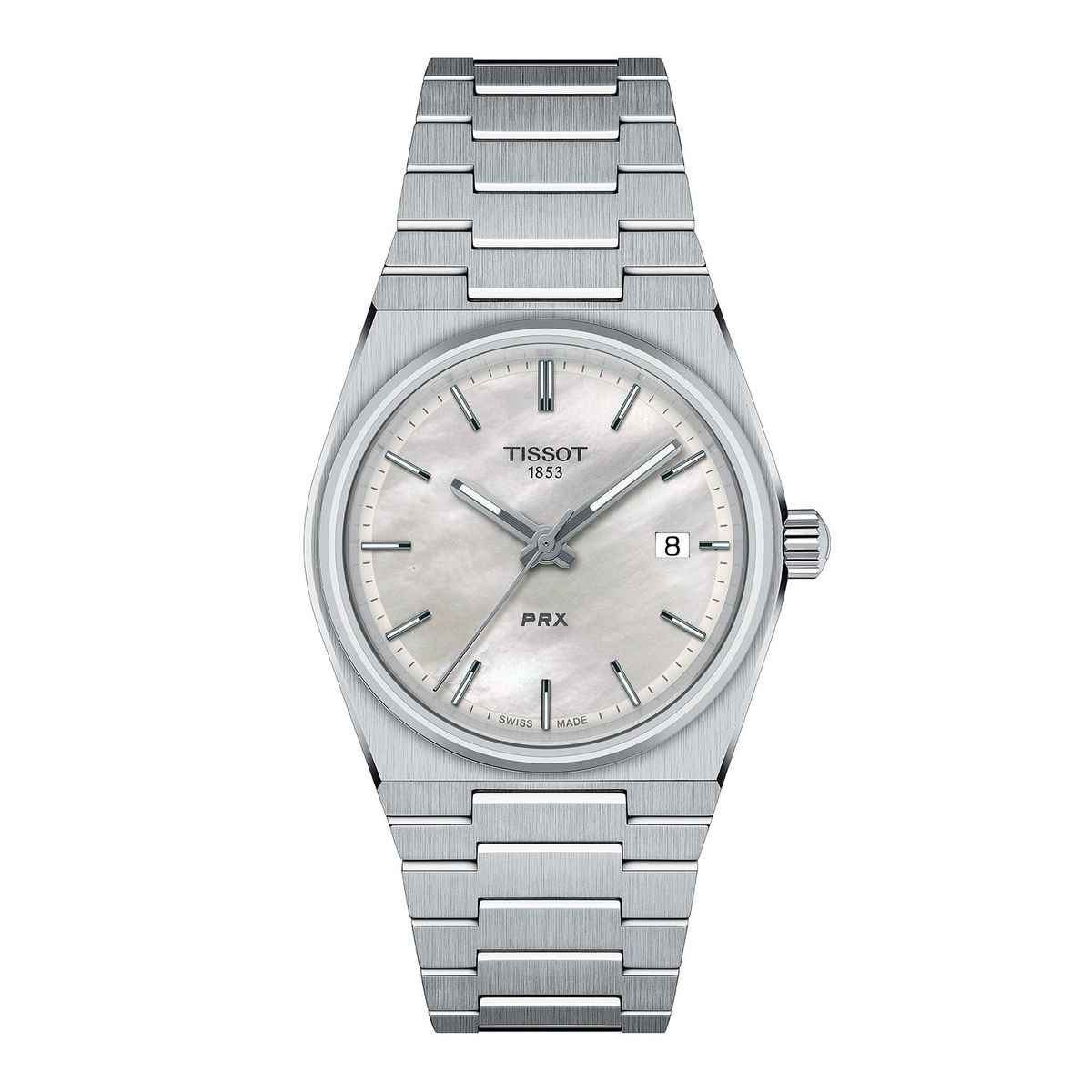 Tissot - PRX med perlemor urskive, 35 mm T1372101111100