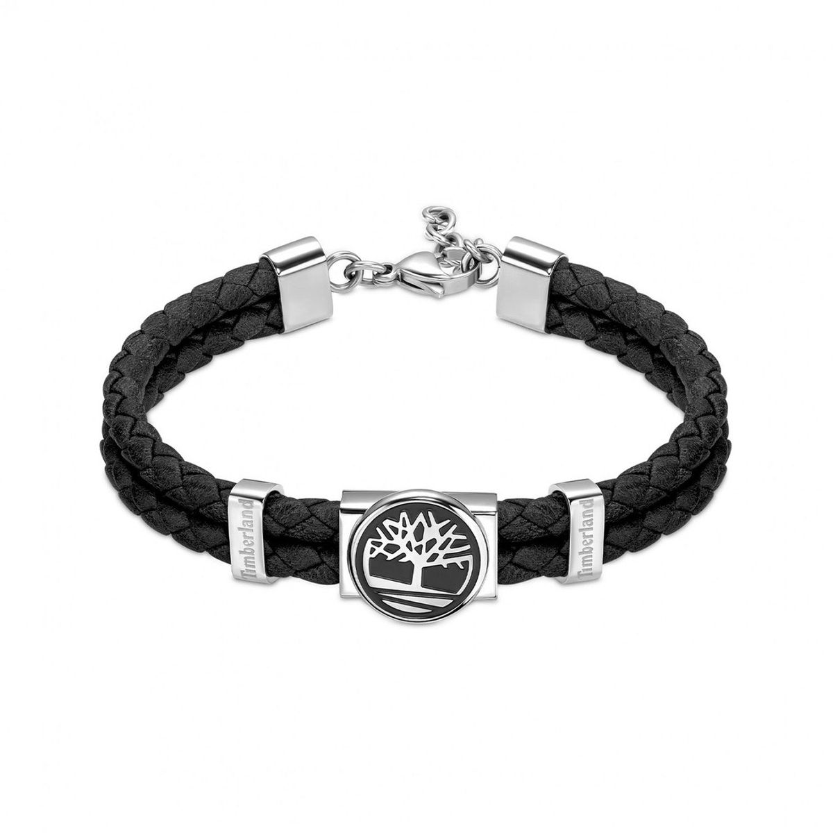 Timberland - AANDROSCOGGIN SORT LÆDER ARMBÅND, 19,5 cm TDAGB0001901