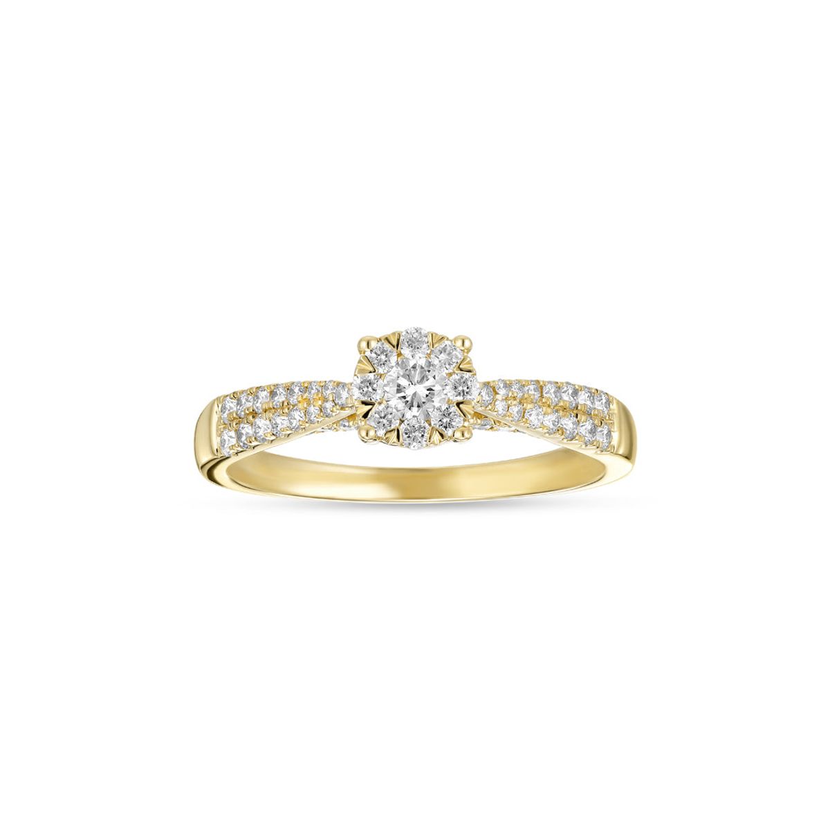 Aveny LUXURY - Ring, 0,54 ct. w/si 14 kt. guld