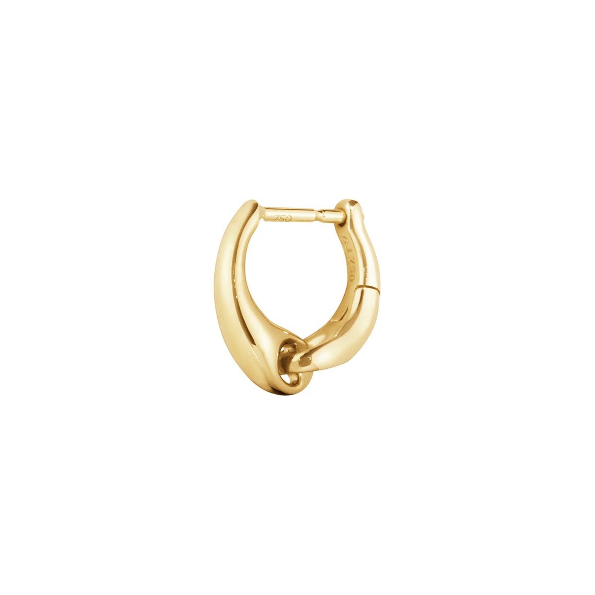 Georg Jensen - Reflect Small ørering, 1 stk. 18 kt. guld