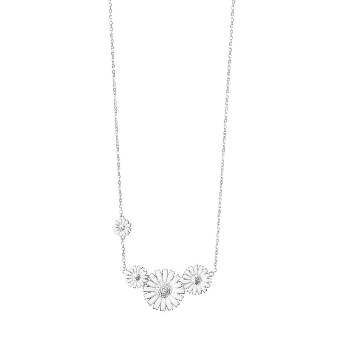 Georg Jensen - Daisy 4 flower halskæde Sølv sterlingsølv