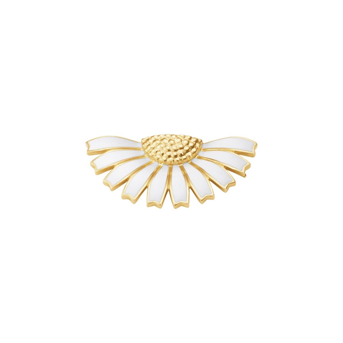 Georg Jensen - Daisy Half flower hairclip Forgyldt sølv sterlingsølv