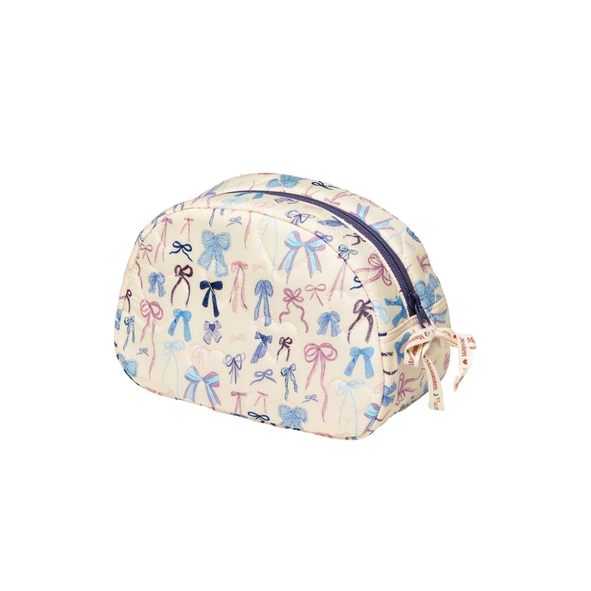 Maanesten - Big Cute Bows medium makeup bag Tekstil