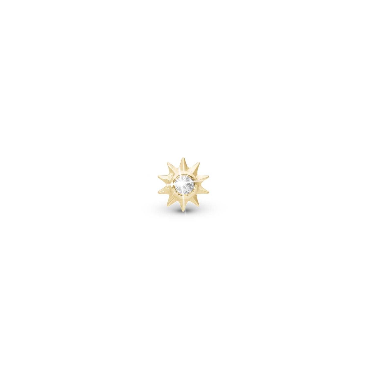 Christina Design London Jewelry & Watches - Ray of Sunshine ørering, 1 stk. Forgyldt sølv sterlingsølv