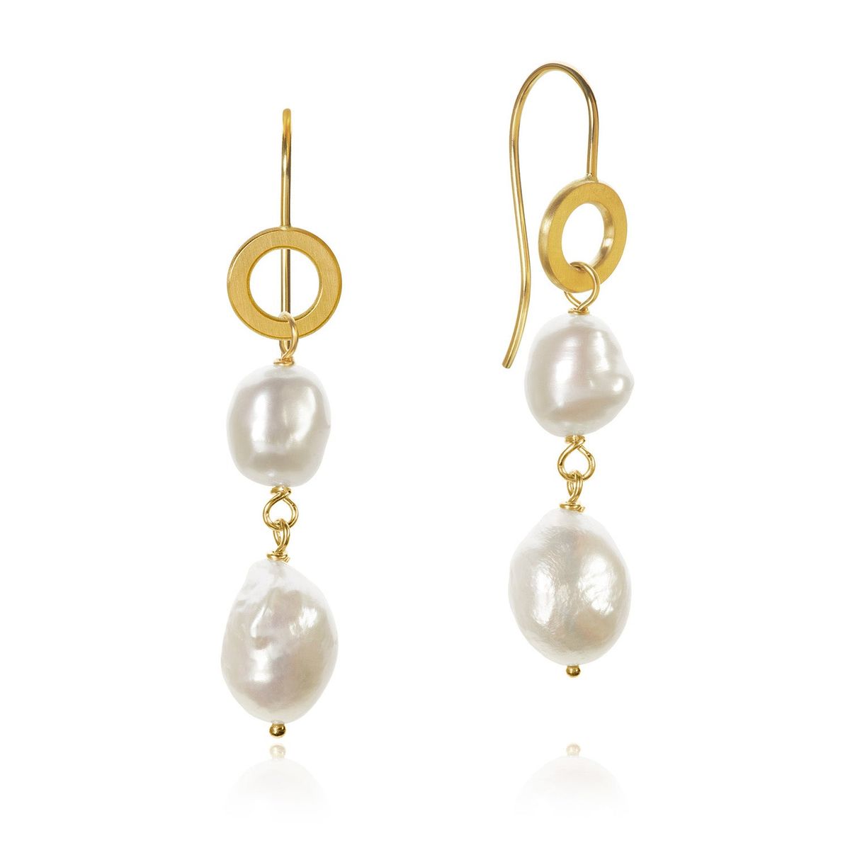 Dulong Fine Jewelry - Ocean Pearl øreringe 18 karat guld