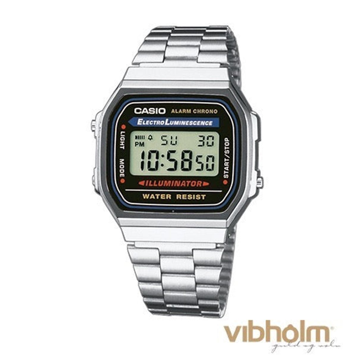 Casio - Classic/Retro Ur stål A168WA-1YES