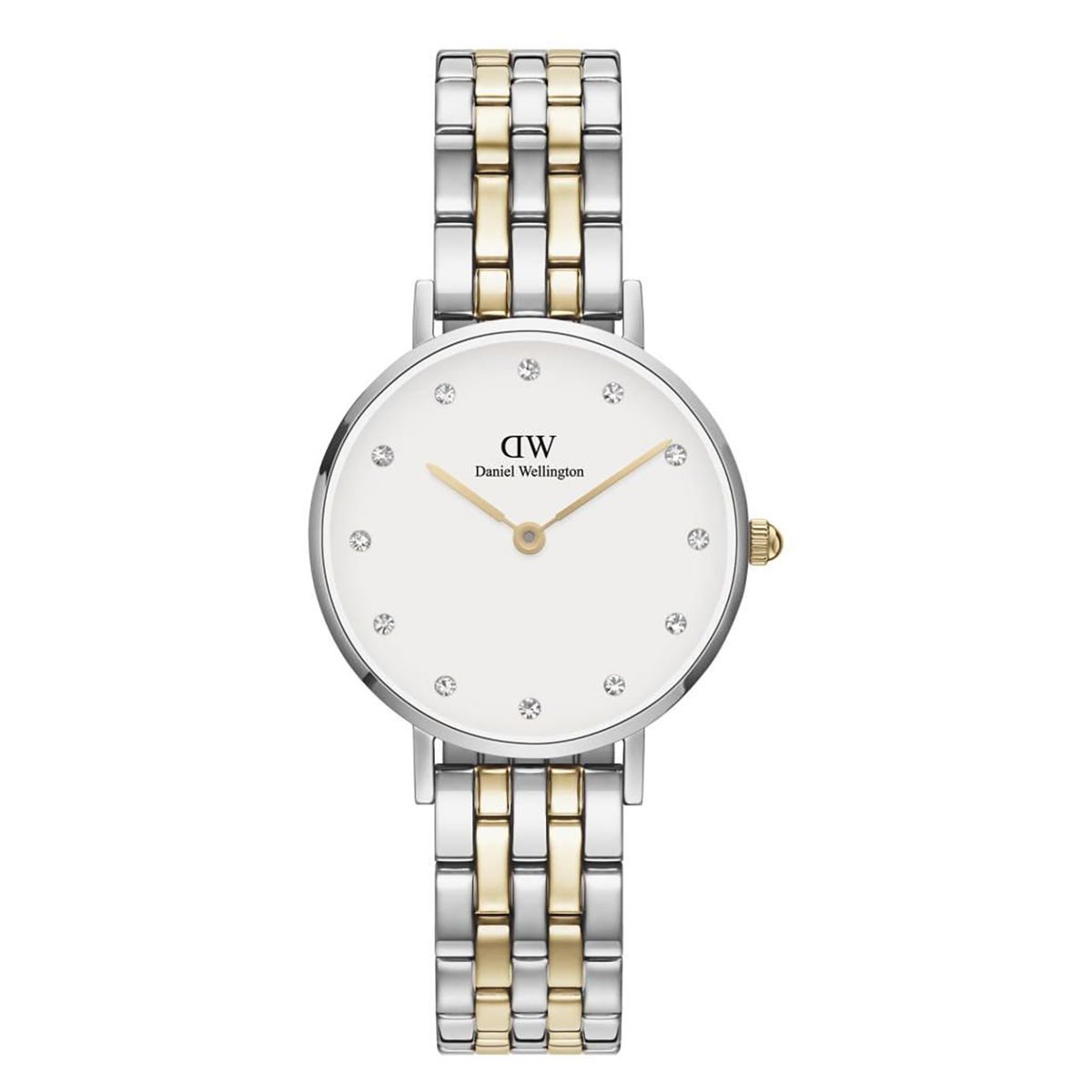 Daniel Wellington - Petite ur, 28 mm bicolor stål Rustfrit