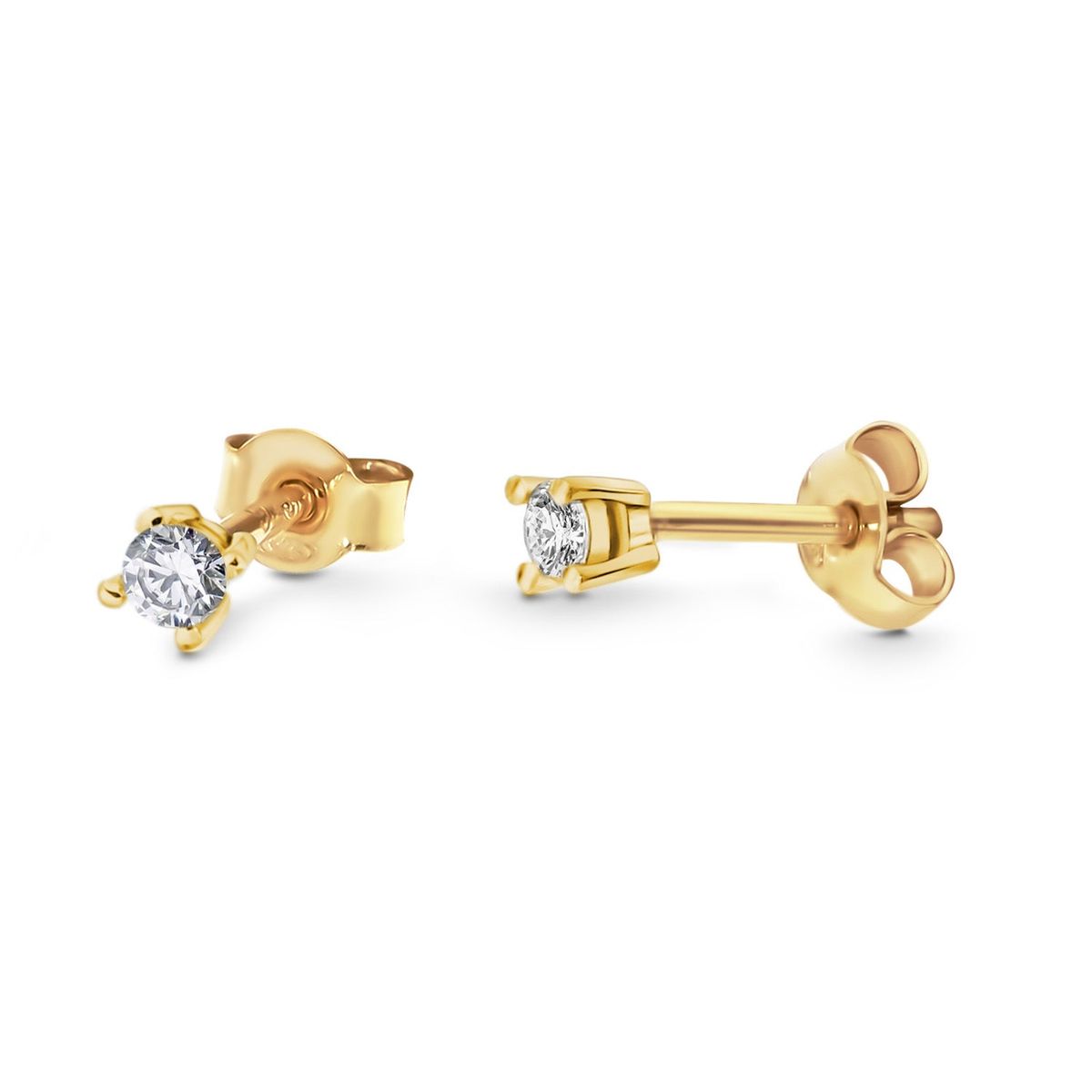 Diamond Collection - Ørestikker 14 kt. guld