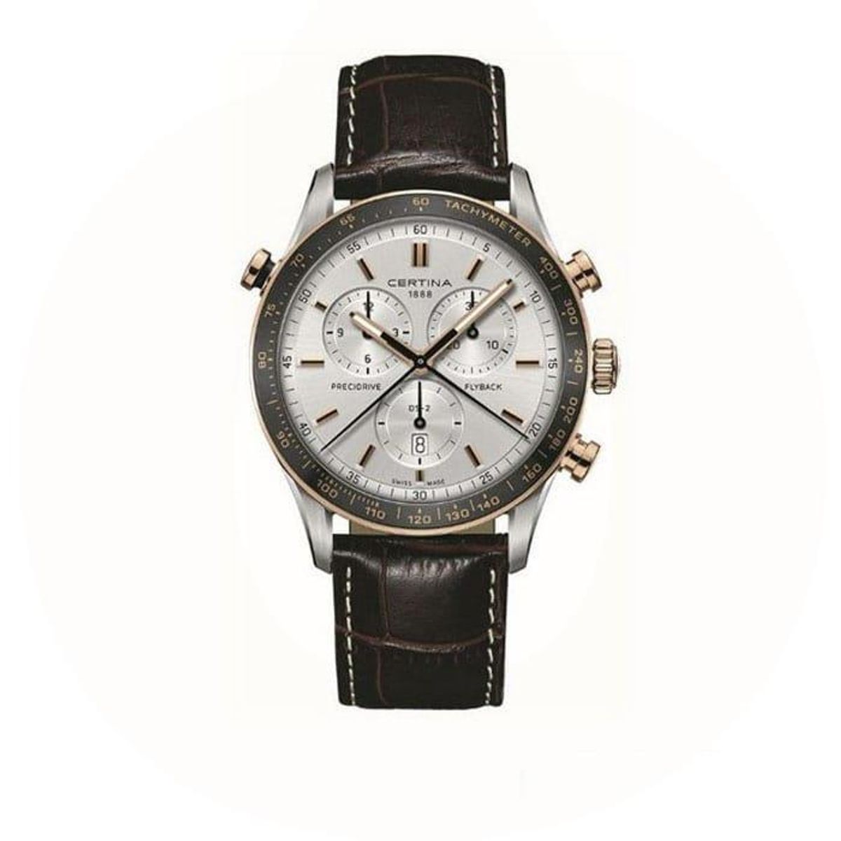 Certina - DS-2 Chronograph Flyback Herreur -C0246182603100 Sølv