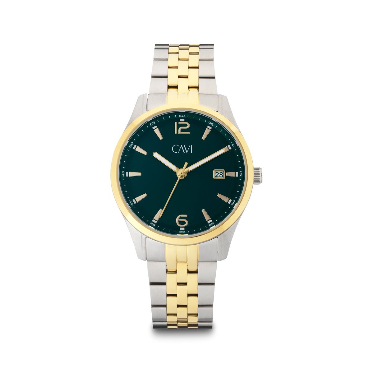 CAVI Watches - Luna Green ur bicolor stål 36 mm