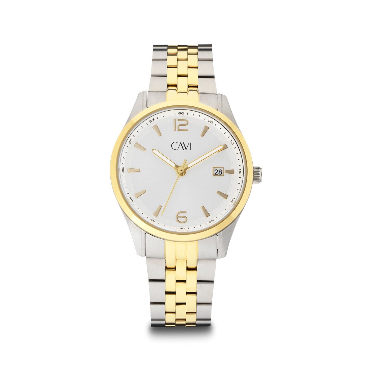 CAVI Watches - Luna Silver ur bicolor stål 36 mm